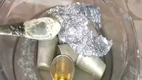 Очистка мельхиора