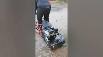 Тестовый запуск мини снегоход ЗиД МТР-2 Вьюга
