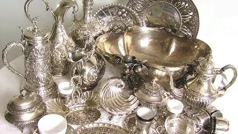Всё столовое СЕРЕБРО купленное на БАРАХОЛКЕ за копейки