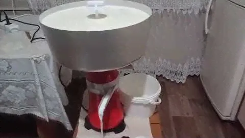 Сепаратор Бизон БС-120, в процессе работы