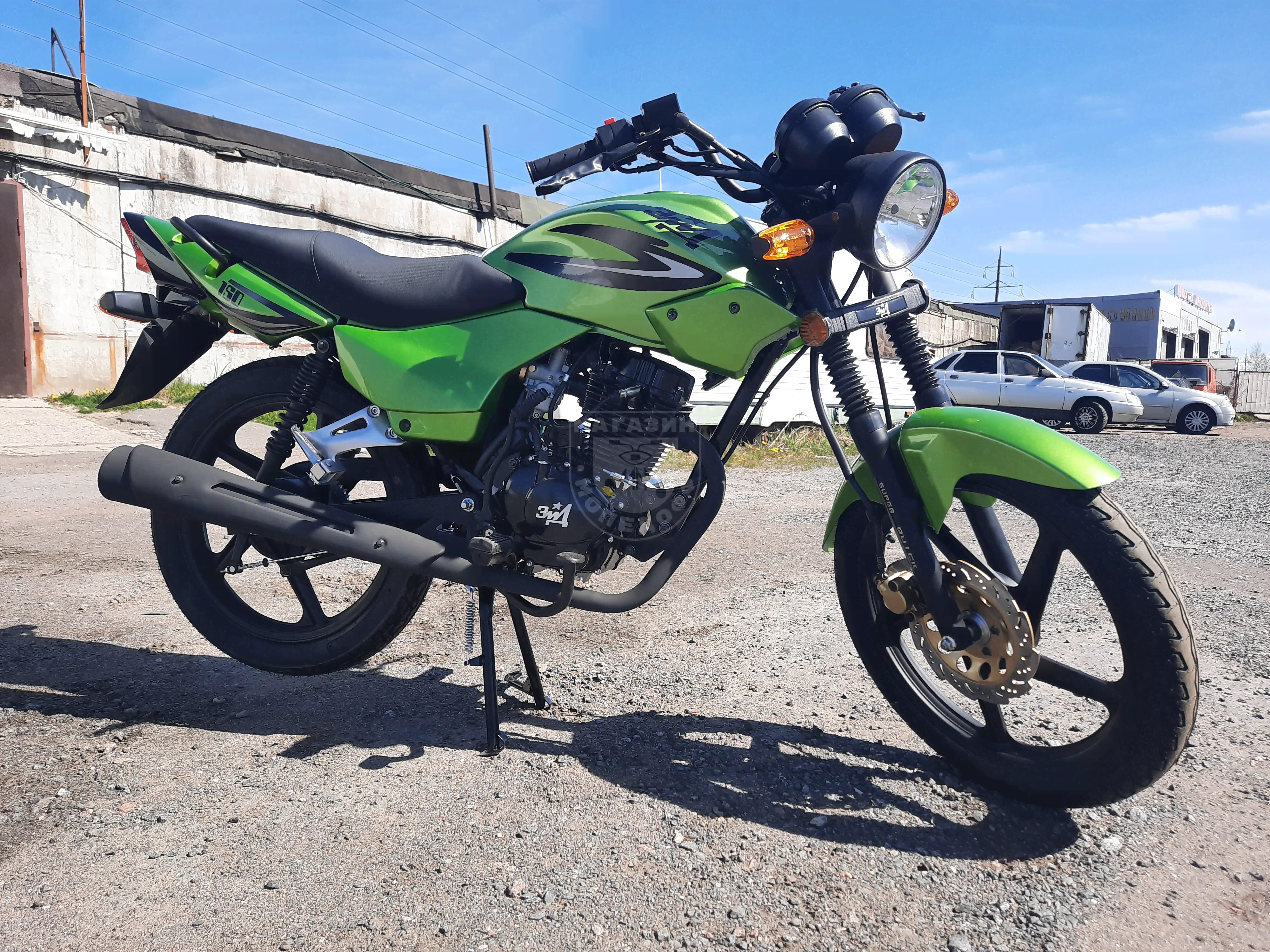 Мотоцикл ЗиД YX 150-23 green